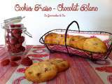 Cookies Fraise - chocolat blanc