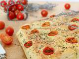 Focaccia tomates cerises & thym