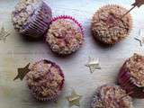 Muffins framboises chocolat blanc