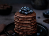 Pancakes au chocolat au cœur fondant