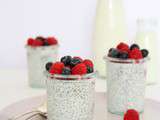 Pudding de chia vanille – fruits rouges