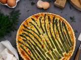 Quiche saumon asperge