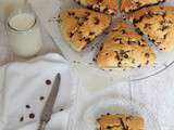 Scones aux pépites de chocolat