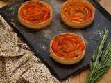 Tartelettes aux abricots, miel et romarin