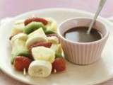 Brochettes de fruits