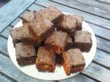 Brownie chocolat amandes, noix et noisettes caraméliées