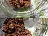 Granola chocolat, amandes