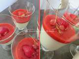 Panna cotta aux groseilles