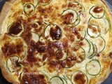 Quiche lardons courgettes