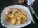 Poulet et pommes de terre au cidre #cookeo