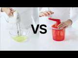 Battle speedy chef Tupperware Vs batteur électrique