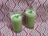 Cafe frappe a la menthe