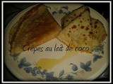 Crêpes au lait de coco