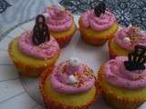 Cupcake a la fraise