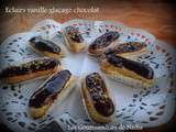 Eclairs vanille nappage chocolat