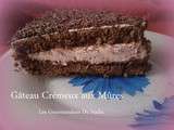 Gâteau cremeux aux mûres