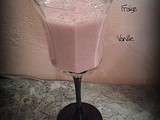 Lait fraises vanille