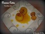 Pommes cuites : caramel facon tatin