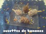 Sucettes de bananes au chocolat