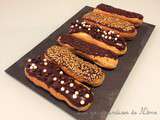 Eclairs chocolat-vanille