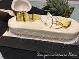 Entremet fraîcheur ananas et noix de coco