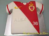 Gâteau Maillot de Foot as Monaco