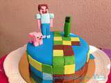 Gâteau Minecraft