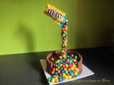 Gravity cake m&m’s