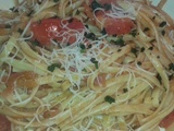 Linguine aux tomates fraîches