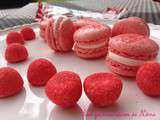 Macarons à la fraise Tagada