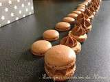 Macarons chocolat au lait