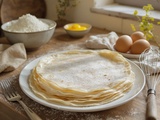 Simple et délicieuse de crêpes à la farine de riz