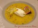 Soupe de mangue, sorbet citron