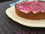 Tarte sans cuisson citron framboises