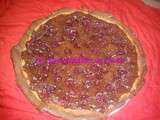 Tarte briochée ganache chocolat au lait et cerise