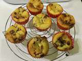 Muffins chocolat et framboises sans gluten