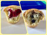 Muffins framboises ou chocolat