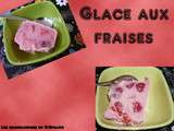 Glace aux fraises