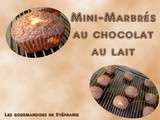 Mini-marbrés au chocolat au lait