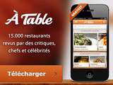 Découverte : l'application  a table  des pagesdor.be