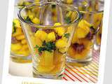 Verrine pâté mangue coriandre