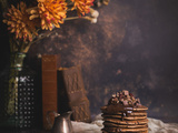 Pancakes chocolat, avoine et coco