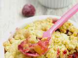 Crumble avoine pommes framboises |