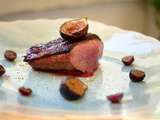 Filet de canette aux figues et raisins muscat