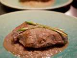 Pavé de foie de veau en cocotte