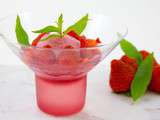 Sorbet fraise verveine