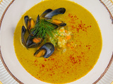 Velouté de moules au safran