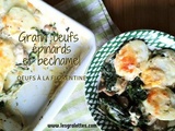 Oeufs à la florentine, épinards et bechamel