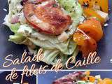 Salade de filets de caille