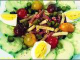 Salade multicolore